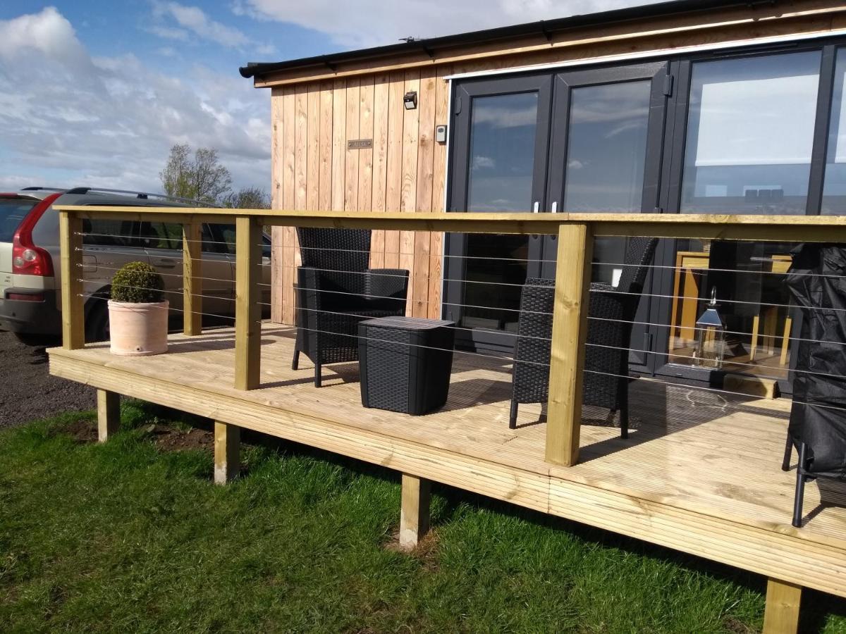 Cleeves Cabins Arran Luxury Lodge With Hot Tub Dalry  Eksteriør bilde